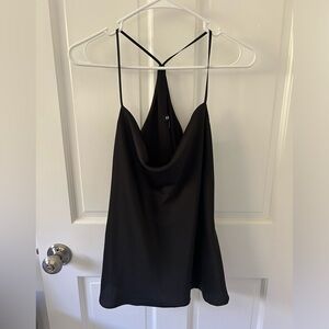 Express Cowl Neck Satin Tank